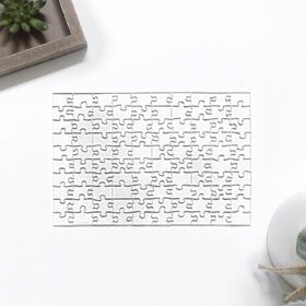 The Clearly Impossible Puzzle – 100 Piece Clear Acrylic Jigsaw with False Edges – Ultra-Difficult Brainteaser for Adults & Families (7.5” x 5”)