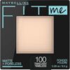 Maybelline Fit Me Matte + Poreless Pressed Face Powder – Translucent Setting Powder for Shine Control, 1 Count