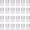 MaxMau 24-Pack 5ml Mini Glass Bottles with Aluminum Screw Caps - Premium Clear Tiny Vials for DIY Crafts, Essential Oil Samples, Wedding Favors, and Art Decor Storage