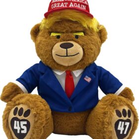 Proud Patriots 47th President Teddy Bear - Collectible Commemorative Republican Gift with Suit and Patriotic Accessories