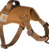 Carhartt Nylon Duck No-Pull Dog Harness - Large, Durable Quick-Adjust Vest with Control Handle