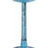 VIVOHOME 28-Inch Antique Blue Polyresin Bird Bath - Lightweight, Weather-Resistant Pedestal Bath with 20" Bowl for Garden, Patio, and Yard