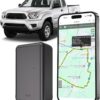 G05A Magnetic GPS Tracker for Vehicles – 6000mAh Battery, 90-Day Standby, No Monthly Fees, US SIM Card Included, Real-Time Tracking & Geo-Fencing