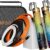Weighted Jump Rope for Men & Women – Interchangeable Heavy Ropes (1/4lb, 1/2lb), 360° Steel Ball Bearings, Anti-Slip Carbon Fiber Handles & Adjustable Length for High-Intensity Cardio & Boxing Training