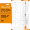 Fiskars SureCut Deluxe 12-Inch Paper Trimmer - Precision Rotary Cutter with Swing-Out Arm for Scrapbooking, Card Making, and Photos