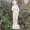 Greek Roman Nymph Goddess Statue for Garden & Patio - Mythological Bird Sculpture, Weatherproof MgO Outdoor Lawn Art Decor