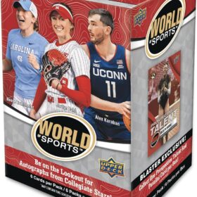 Upper Deck World of Sports Blaster Box - 300-Card Multi-Sport Collegiate Collection