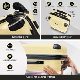 Kenneth Cole REACTION Out of Bounds 28-Inch Lightweight Hardshell Spinner Luggage - 4-Wheel Suitcase with Expander