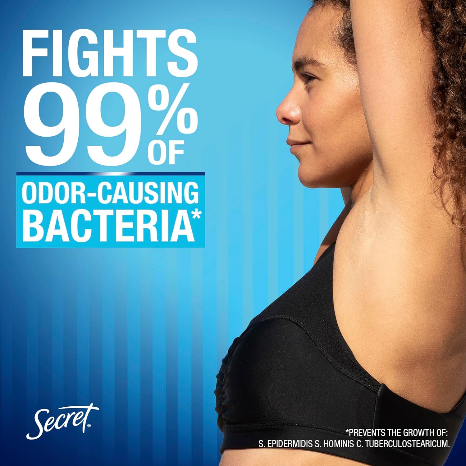 Secret Outlast Antiperspirant & Deodorant for Women - 72hr Sweat & Odor Protection, pH Balancing Minerals, Completely Clean Scent, Invisible Solid (Travel Size 0.5 oz)
