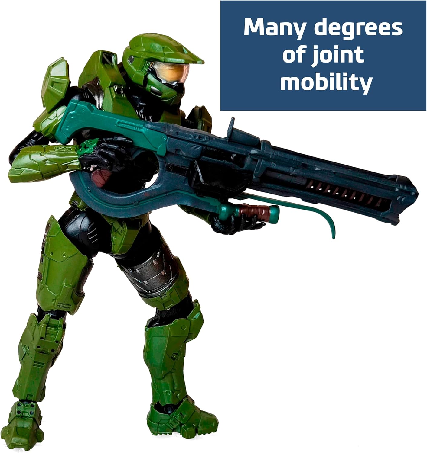 Toysvill Master Chief Infinite Edition 8.7 inch Articulated Action Figure - Collectible Military Soldier Model with Weapons & Accessories