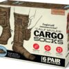 Prank-O Cargo Socks Box – The Ultimate Empty Gag Gift Box for White Elephant, Christmas & Birthdays | Hilarious Prank Packaging for Friends, Family & Coworkers (Made in USA)