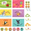 Decorably 24-Pack Funny Kids Thank You Cards with Envelopes & Stickers – 6 Hilarious Designs, 6x4in Bulk Stationery Set for Boys & Girls Birthday Parties, School, & Gifting
