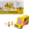 Peanuts Charlie Brown's School Bus Playset – 11-Piece Interactive Toy Vehicle with Transforming Classroom, Includes Snoopy, Charlie Brown, & Sally Figures – Kids Toy for Ages 3+