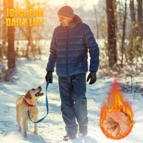 ihuan Winter Waterproof Gloves for Men & Women – Windproof Thermal Ski, Running & Cycling Gloves with Touchscreen & Non-Slip Grip