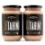 Pepperwood Organics USDA Organic Stone-Ground Tahini - Unhulled Whole Sesame Paste, 11.6 oz Glass Jars (2-Pack) | Vegan, Paleo, Keto & Kosher