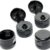 nicebottles Black Flip Top Dispenser Caps - 24/414 Thread - 36 Count Replacement Pack for 5oz & 10oz Woozy Bottles