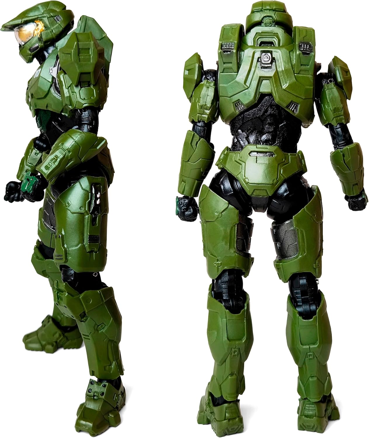 Toysvill Master Chief Infinite Edition 8.7 inch Articulated Action Figure - Collectible Military Soldier Model with Weapons & Accessories