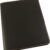 Rustic Ridge Refillable Leather Composition Notebook Cover – Fits Moleskine XL & Standard 9.75 x 7.5 Notebooks – Handcrafted Genuine Leather Journal Sleeve (Black)