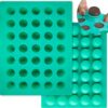 O'crème Professional Round Silicone Molds – 40mm Sphere Truffle & Chocolate Molds for Candy, Jelly, and Desserts – Commercial Grade, Temperature Resistant (-40°F to 500°F)