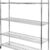 UltraDurable Commercial-Grade 5-Tier Steel Wire Shelving Unit – NSF Certified Heavy Duty Storage Rack with Wheels – 60-inch W x 18-inch D x 75-inch H