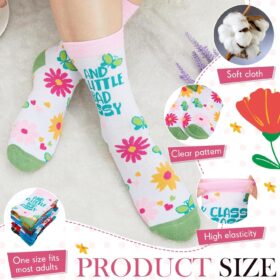 Haysandy 8-Pair Novelty Graphic Socks – Fun, Cute & Funny Gift Set for Women & Men