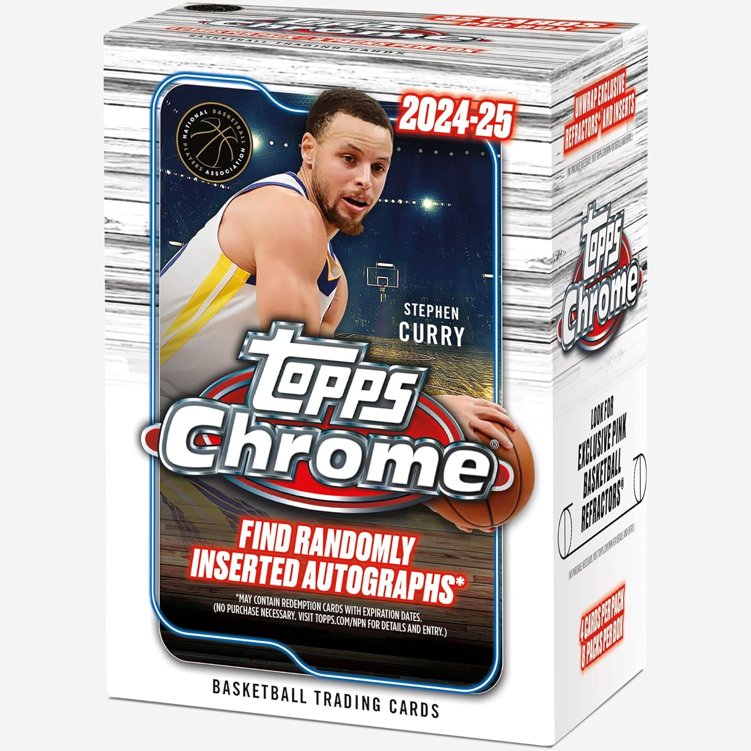 2024-25 Topps Chrome Basketball Value Box - Factory Sealed (32 Cards/Packs)