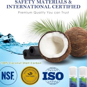 NSF Certified Universal 3-Stage Reverse Osmosis Water Filter Replacement (10-Inch) – Fits Standard RO Systems – Reduces Chlorine, Heavy Metals & Sediment