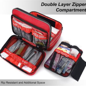 500-Piece Professional First Aid Kit – Waterproof & Compact Emergency Medical Bag for Home, Car, Travel, Camping, Sports, and Office