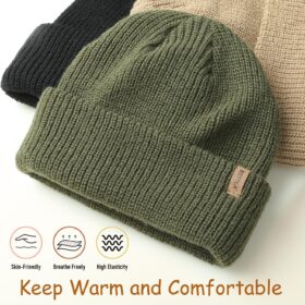 Bebila Soft Baby Winter Beanies - Cozy Knit Caps for Toddler Boys & Girls