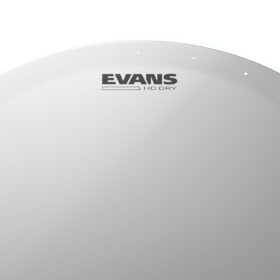 Evans Genera HD Dry Coated Snare Drum Head - 14 Inch - 2-Ply Design with Vent Holes for Tightened Sound & Controlled Sustain