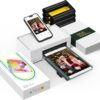 Liene M100 4x6" Portable Wi-Fi Photo Printer with 100 Sheets & 3 Cartridges | Thermal Dye Sublimation for iPhone & Android