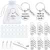 Yinkin 72-Piece Bulk Employee Appreciation Gift Set – Motivational Keychains for Staff, Graduation, and Team Events