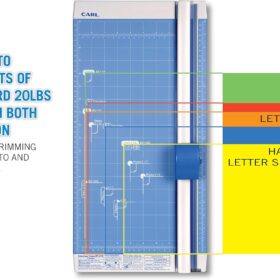 CARL Professional 18-Inch Rotary Paper Trimmer – Precision Cutter for Office, School & Crafts