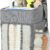 Maliton Hanging Diaper Caddy Organizer for Nursery - Fits 52+ Diapers, Wipes Warmer & Essentials - Universal Crib, Playard & Dresser Straps (18.5" x 10.5" x 8", Gray)
