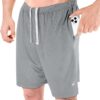 NY Threads Men's Quick-Dry Athletic Shorts – Lightweight, Loose-Fit Gym & Running Shorts with Pockets