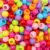 300Pcs Acrylic Large Hole Beads 10mm x 12mm - 5.7mm Wide Hole Barrel Beads for Hair Braids, Bracelets & DIY Crafts