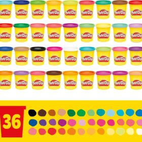 Play-Doh 36-Pack Case of Colors – Ultimate Non-Toxic Modeling Compound Set for Preschool Creativity & Classroom Activities (Ages 2+)