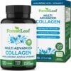 ForestLeaf Advanced Multi Collagen Pills with Hyaluronic Acid & Vitamin C – Hydrolyzed Collagen Peptides Capsules for Women & Men – Supports Skin, Hair, Nails, and Joint Health – 120 Count