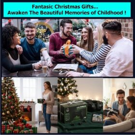 Retro Game Console with 20,000+ Games, 64GB HDMI Stick Dual Wireless Controllers, Plug & Play 4K TV Arcade System for Kids & Adults