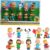 Peanuts 75th Anniversary Collectible Figure Set - 10 Count Character Toy Bundle with Charlie Brown, Snoopy & Friends