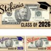 Personalized Class of 2026 Graduation Money Box – Custom Wooden Envelope Holder with Name & Date – Unique Gift & Keepsake Decor