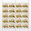 USPS Forever Additional Ounce Stamps - School Bus Celebration Sheet (20 Stamps) - Perfect for Teachers, Students & Invitations