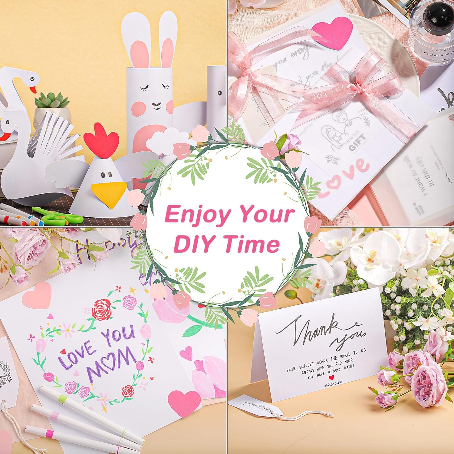 Premium White Cardstock 8.5” x 11” – 92lb/250gsm Heavy Weight Thick Printer Paper (100 Sheets) – Ideal for DIY Crafts, Invitations, and Business Cards