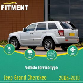 3-Piece Premium Windshield Wiper Blades Set (21"+21"+14") Replacement for Jeep Grand Cherokee 2005-2010 – All-Weather, OEM Quality, Streak-Free Wiping