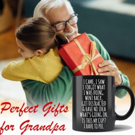 I Came, I Saw, I Forgot What I Was Doing - 11oz Funny Ceramic Coffee Mug for Seniors, Grandparents & Retirement Gifts | Dishwasher & Microwave Safe