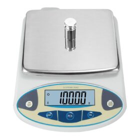 Bonvoisin Lab Scale 5000g x 0.01g High Precision Electronic Analytical Balance, Digital Scientific Scale with Stainless Steel Pan & LCD Display