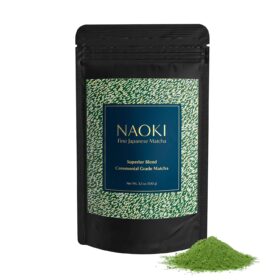 Naoki Superior Ceremonial Grade Matcha – 100g Authentic First Harvest Green Tea Powder from Uji, Kyoto | Antioxidant-Rich Energy Booster for Lattes & Baking