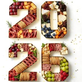 2026 Graduation Decorations - Fillable Number Charcuterie Board Box 10in - Grad Party Table Centerpiece, Food Tray & Appetizer Display for Class of 2026 (High School, College, Kindergarten)