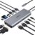 MOKiN 14-in-1 USB-C Docking Station: Triple Monitor 4K Hub with Dual HDMI, VGA, 5x USB, Gigabit Ethernet, and 100W PD for Dell, HP, Lenovo, Surface