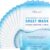Ebanel 15-Pack Hyaluronic Acid Collagen Face Masks - Korean Skincare Sheet Masks for Hydrating, Brightening & Anti-Aging with Vitamin C, Peptide & Aloe